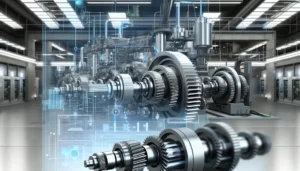 Foto von modernen industriellen Antriebssystemen in Aktion.